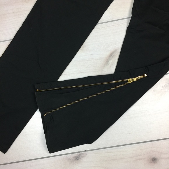 Moschino black rock and roll flare pants. - Picture 7 of 8